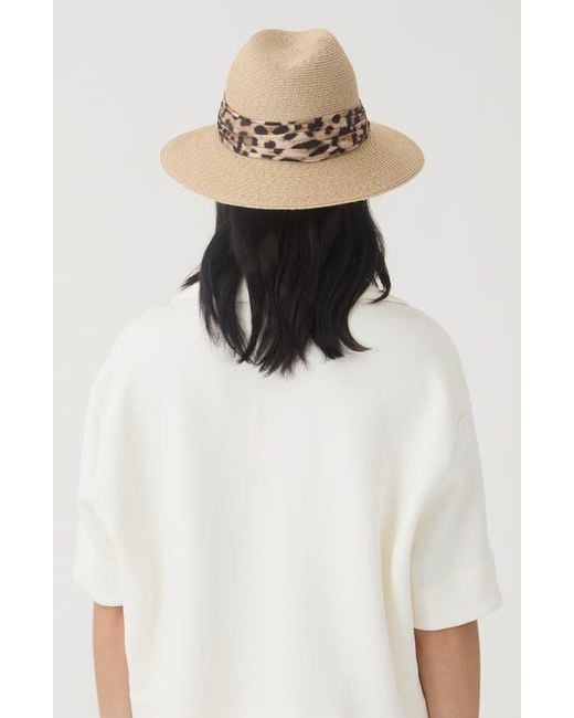 Eugenia Kim Natural Courtney Upf 25+ Packable Straw Fedora