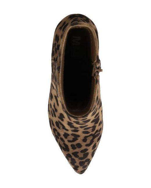 MIA Brown Ediva Pointed Toe Bootie
