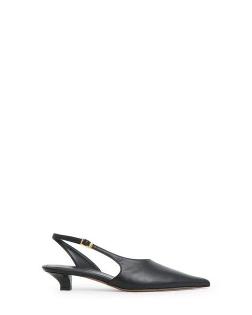 Mansur Gavriel Blue Anna Slingback Pump