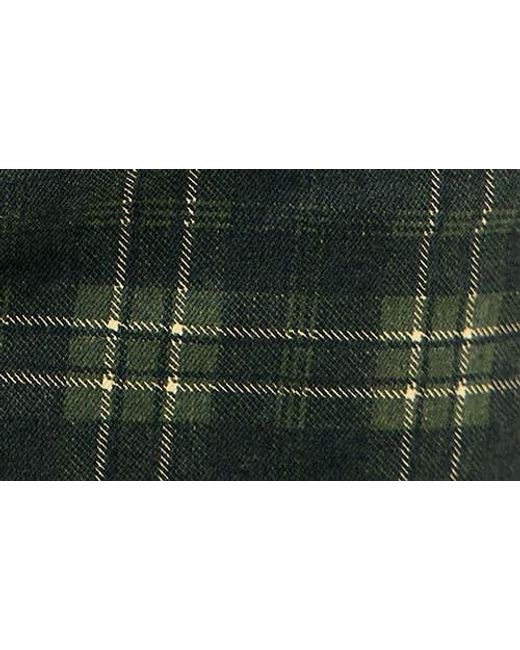 BDG Black Plaid Denim Ultra Miniskirt