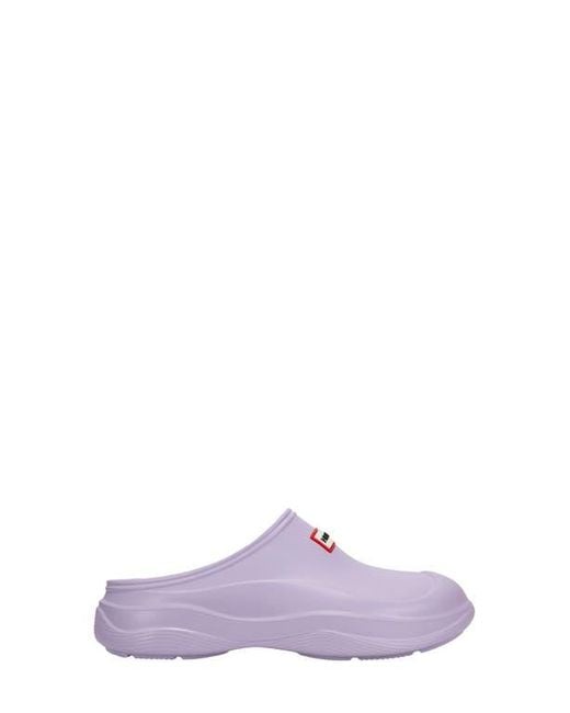 Hunter Purple Elena Water Resistant Clog