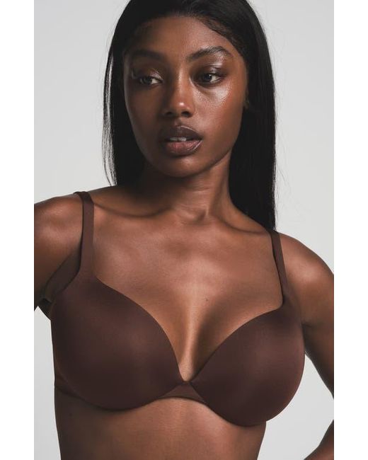 Skims Brown Ultimate Teardrop Underwire Push-Up Bra