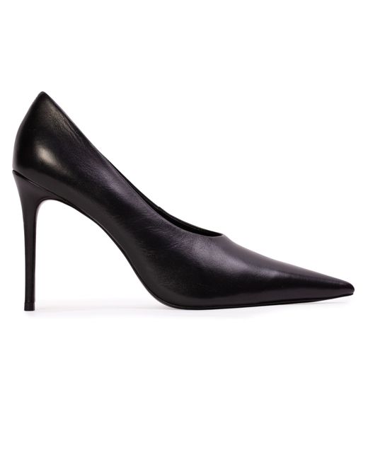 Black Suede Studio Black Jona 100 Pump