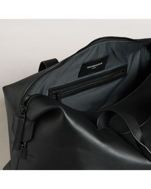 Troubadour Black Generation Leather Duffle