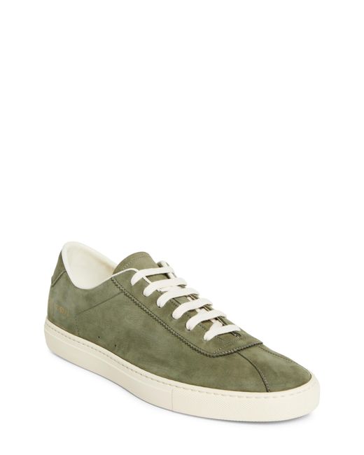 Common Projects Green Tennis Low Top Sneaker for men