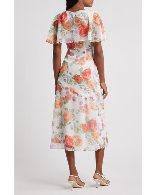 Lipsy White Flutter Sleeve Maxi Dress