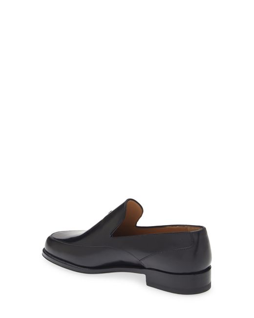 The Row Black Enzo Loafer