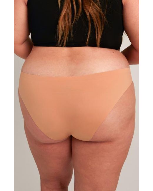 Saalt Orange Seamless Bikini