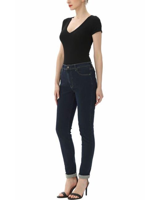 Kimi + Kai Black V-Neck Basic Bodysuit