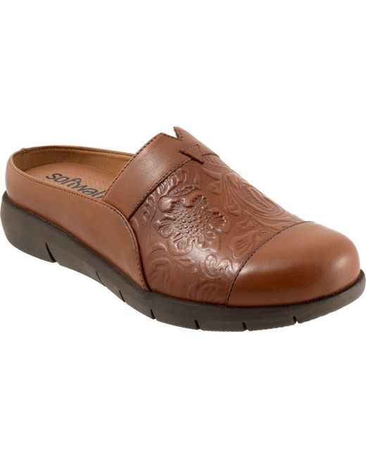 Softwalk® Brown San Marcos Tooling Mule
