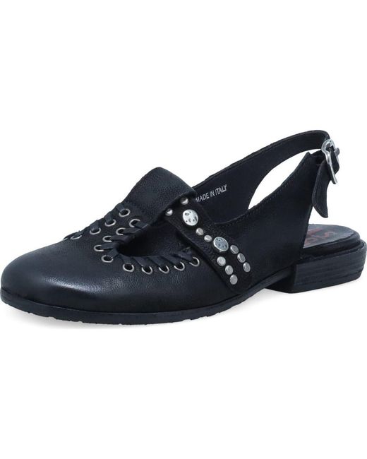 A.s.98 Blue Zepplin Slingback Flat