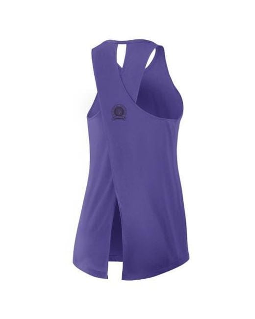 Nike Purple Baltimore Ravens Glory Crisscross Performance Tank Top