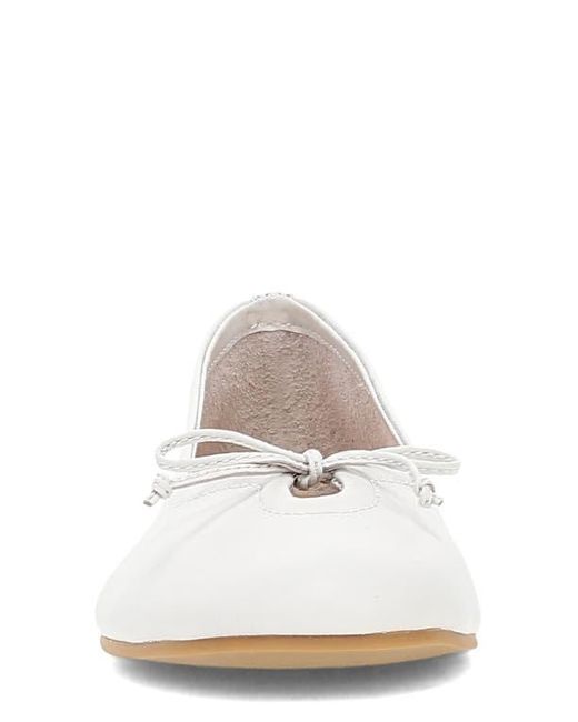 Frye White Emma Ballet Flat