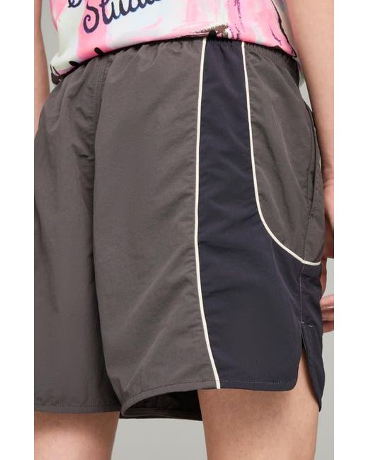 PUMA Black X Kidsuper Colorblock Nylon Shorts for men