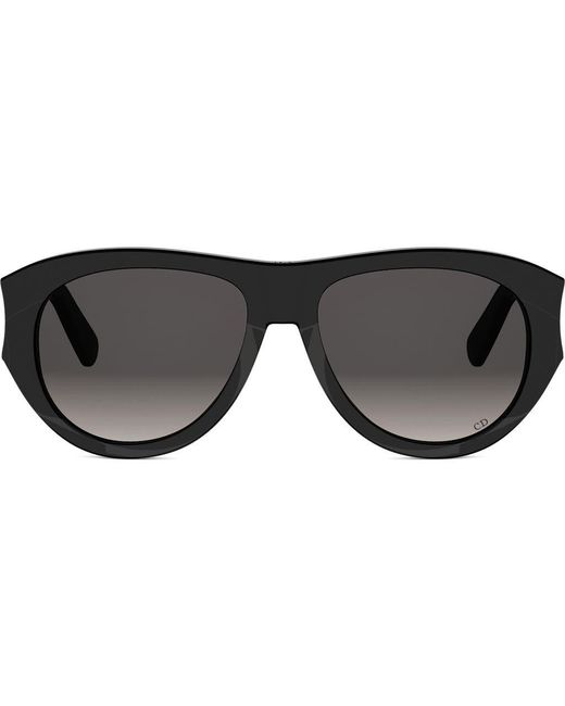 Dior Black Glow A1I Gradient Pilot Sunglasses