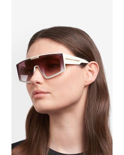 Carrera Brown Victory C 99Mm Rectangular Mask Sunglasses
