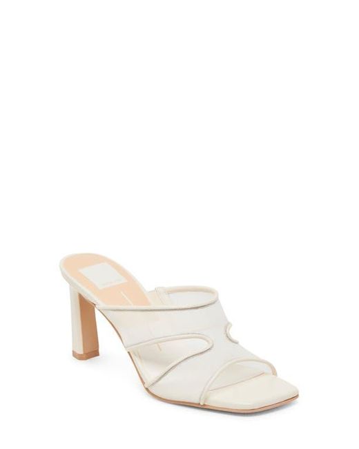 Dolce Vita White Gitel Slide Sandal