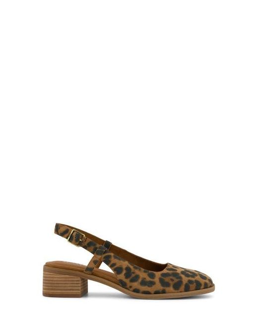 TOMS Brown Jaclyn Slingback Pump