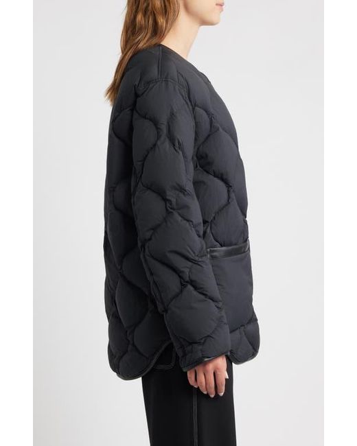 Rag & Bone Black Tatiana Down & Feather Fill Quilted Jacket