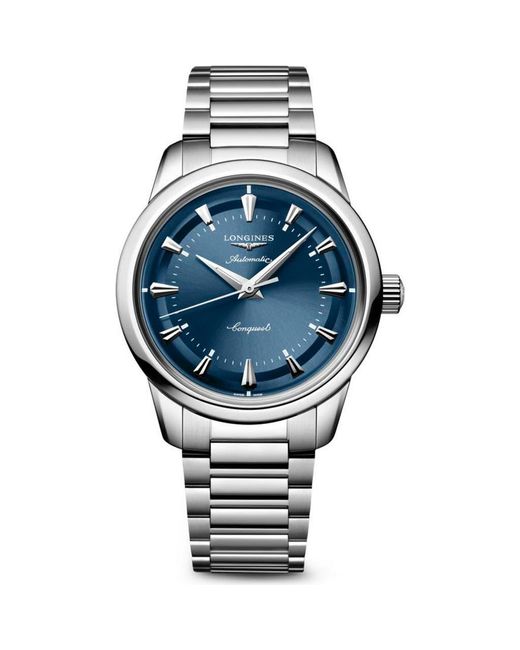 Longines Metallic Conquest Heritage Automatic Bracelet Watch, 38Mm for men