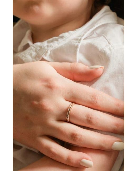 MADE BY MARY White Mama Morse Code Ring