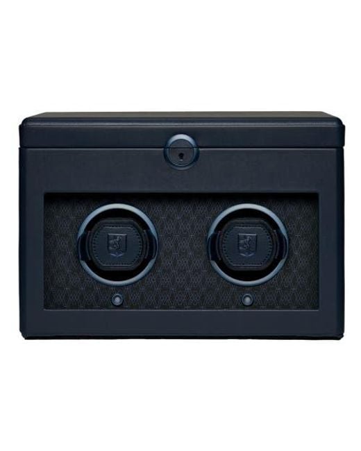 Wolf Blue Earth Double Watch Winder for men