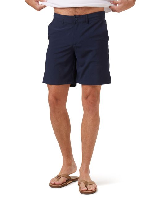 The Normal Brand Blue Hybrid Swim Shorts for men