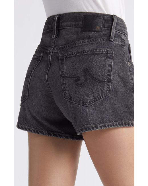 AG Jeans Blue Hailey High Waist Denim Shorts