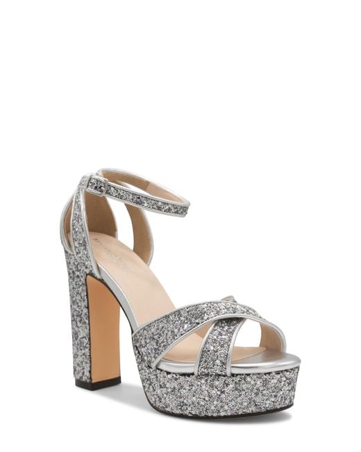 Touch Ups Metallic Jemma Ankle Strap Platform Sandal