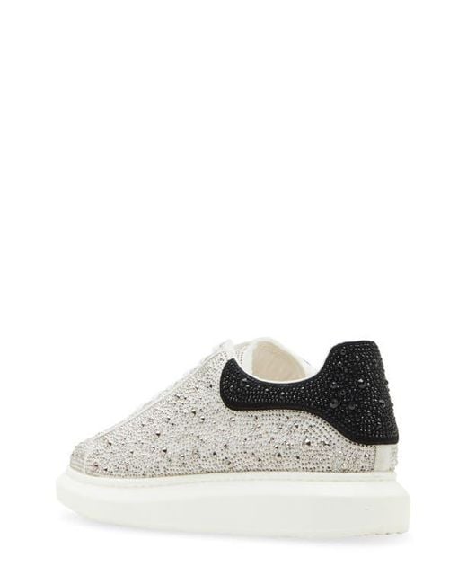 Steve Madden Gray Icebergg Rhinestone Sneaker for men