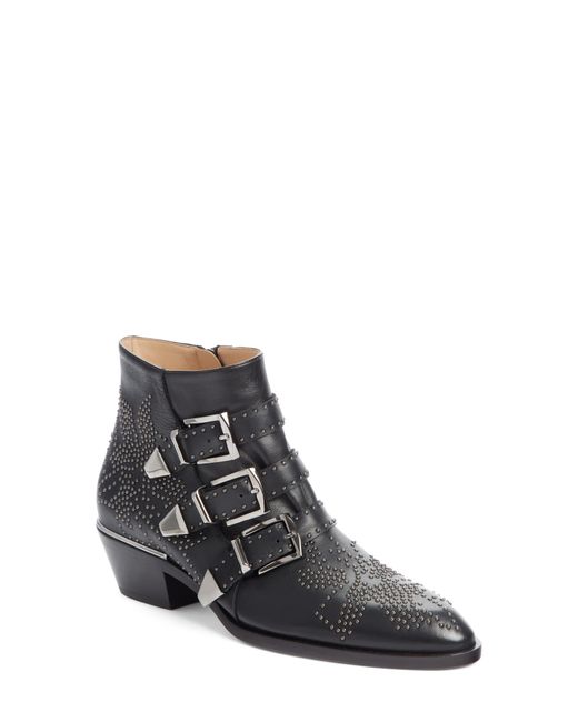 black chloe boots