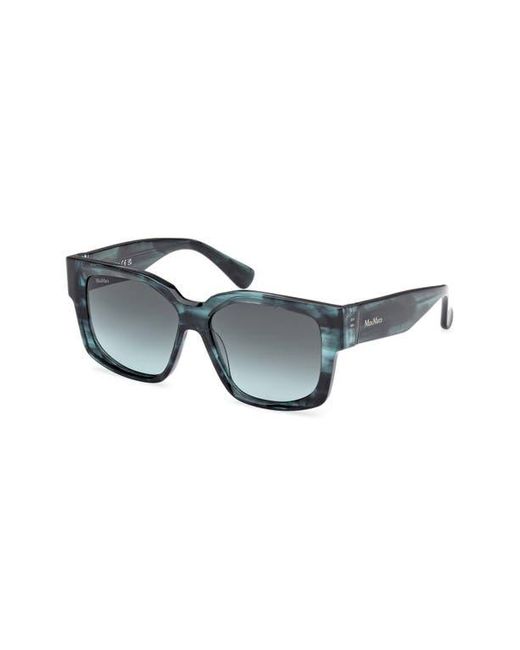 Max Mara Multicolor Glimpse 54Mm Round Sunglasses