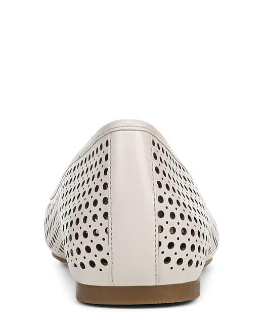 Vionic White Orinda Perforated Ballet Flat