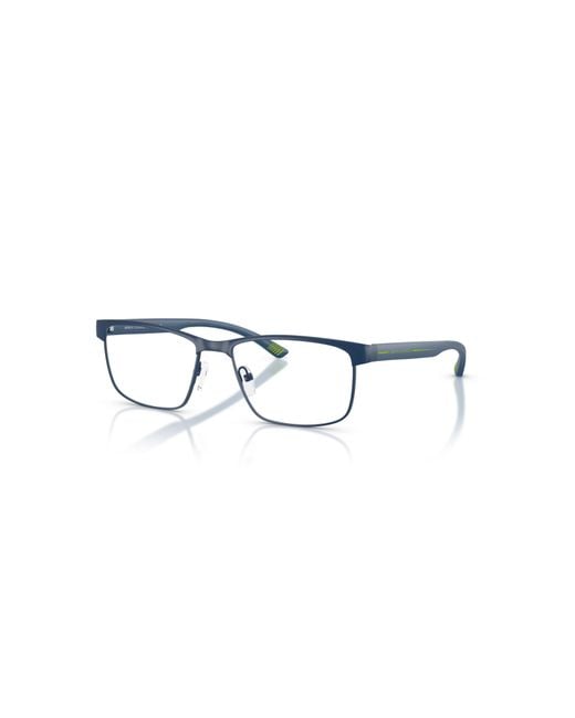 ARMANI EXCHANGE Blue 56Mm Rectangle Optical Glasses for men