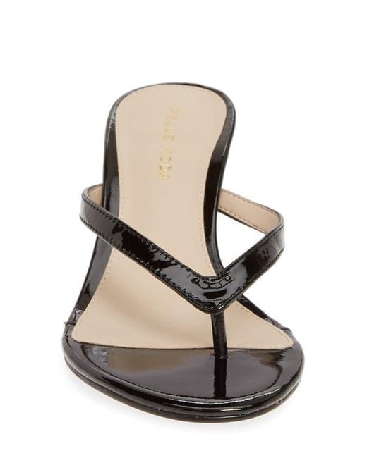 Pelle Moda Metallic Slide Sandal