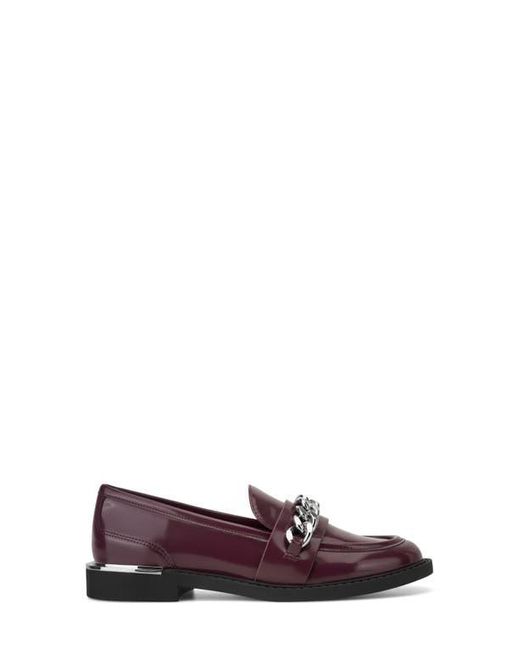 DKNY Purple Ryleigh Chain Loafer