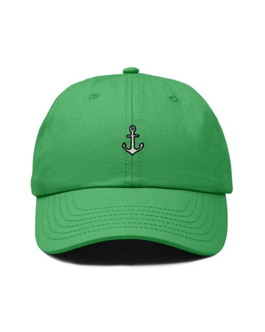 Alix Green Anchor Dad Cap