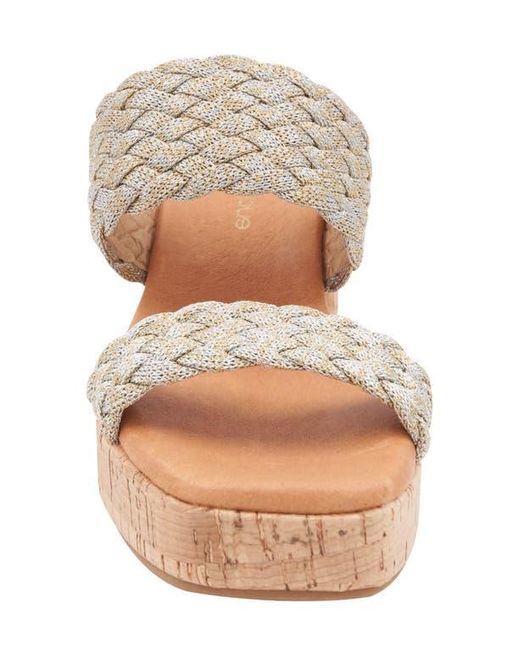 Andre Assous Pink Cairo Platform Sandal
