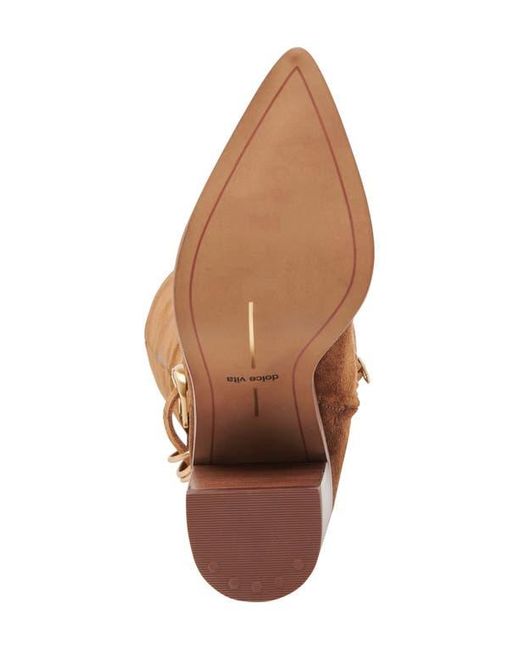 Dolce Vita Brown Tyrone Pointed Toe Knee High Boot