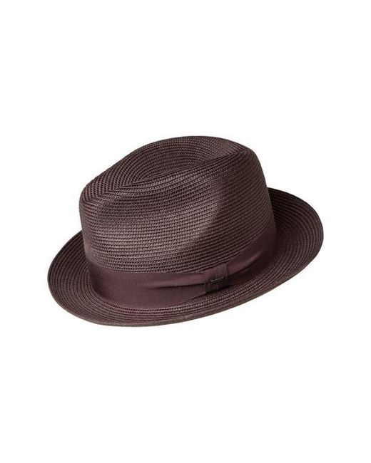 Bailey Brown Craig Woven Fedora for men