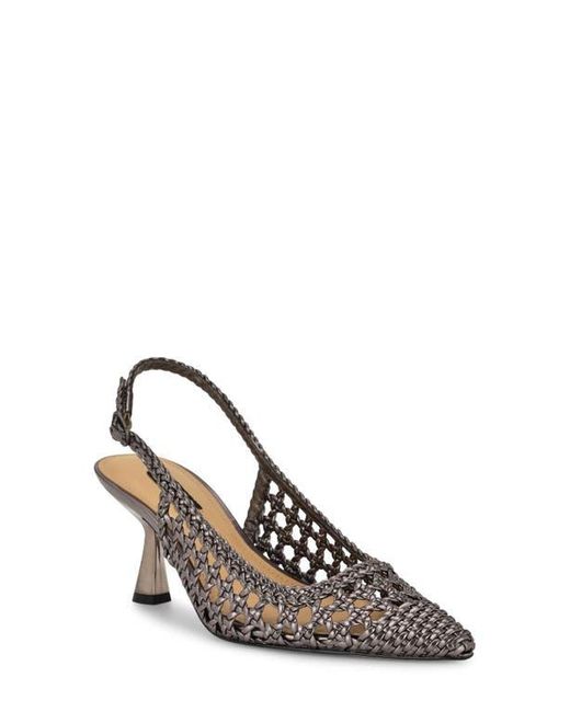 Nine West Metallic Madalene Pointed Toe Slingback Pump