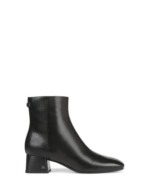 Sam Edelman Black Paige Square Toe Bootie