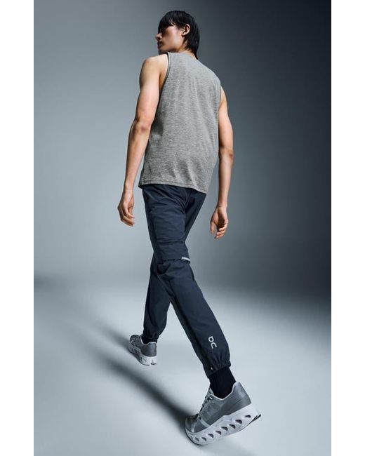 On Shoes Blue Core Zip Cuff Pants for men