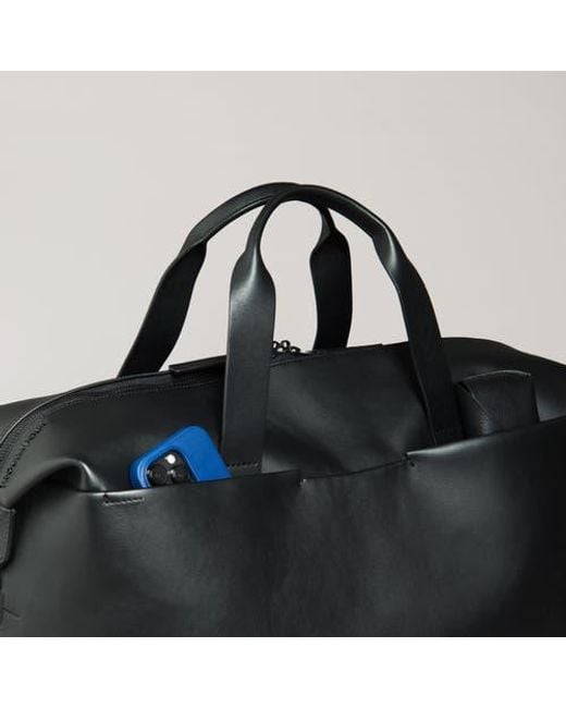 Troubadour Black Generation Leather Duffle