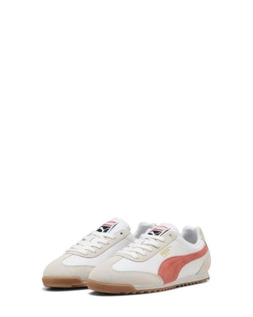 PUMA White Arizona Retro Sneaker