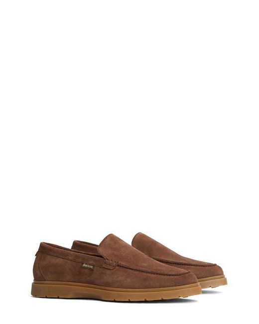 Barbour Brown Carty Moc Toe Loafer for men