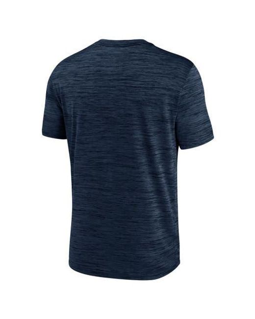 Nike Blue Houston Texans Velocity Jock Tag Performance T-Shirt for men