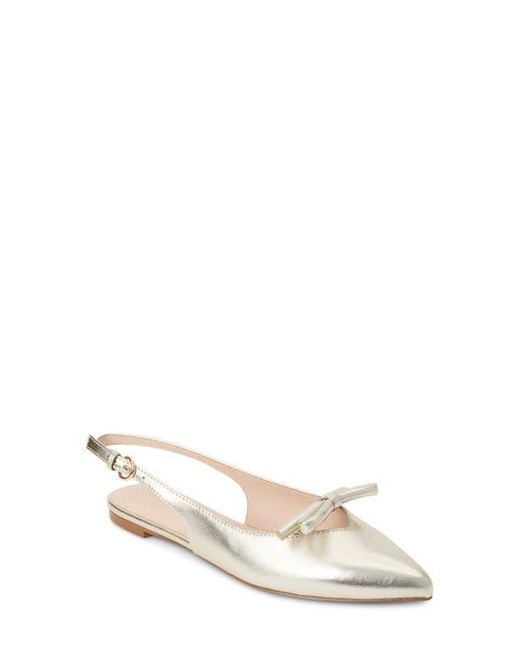 Jack Rogers Natural Lennox Slingback Pointed Toe Flat