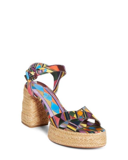 Christian Louboutin Multicolor Calakala Espadrille Platform Sandal