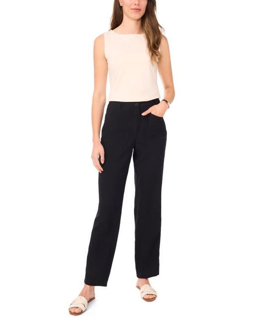Halogen® Black Patch Pocket Straight Leg Pants